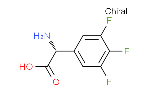 CAS No. 1213483-86-3, (R)-2-amino-2-(3,4,5-trifluorophenyl)acetic acid