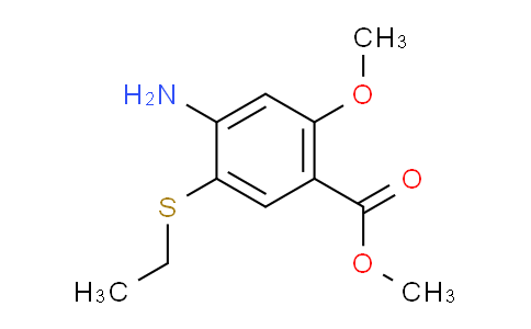 CAS No. 1119455-01-4, Methyl 4-amino-5-(ethylthio)-2-methoxybenzoate
