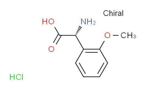 CAS No. 103889-79-8, (R)-2-amino-2-(2-methoxyphenyl)acetic acid hydrochloride