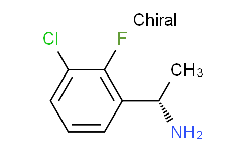 CAS No. 1228561-56-5, (S)-1-(3-Chloro-2-fluorophenyl)ethanamine