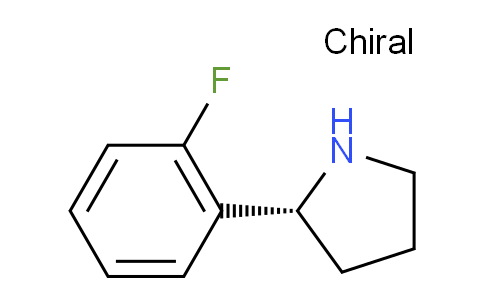 CAS No. 1228568-65-7, (2R)-2-(2-fluorophenyl)pyrrolidine