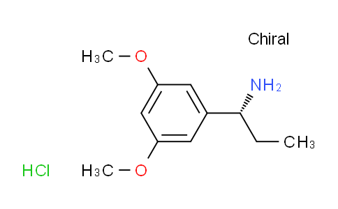 CAS No. 2061996-46-9, (R)-1-(3,5-dimethoxyphenyl)propan-1-amine hydrochloride