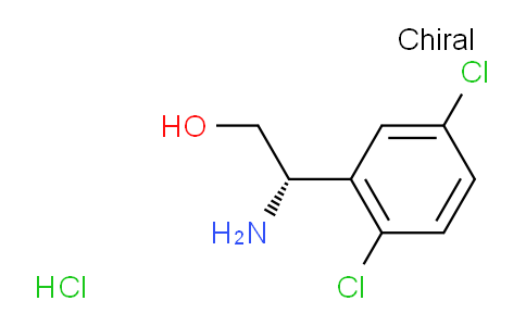 CAS No. 1391487-11-8, (S)-2-amino-2-(2,5-dichlorophenyl)ethan-1-ol hydrochloride