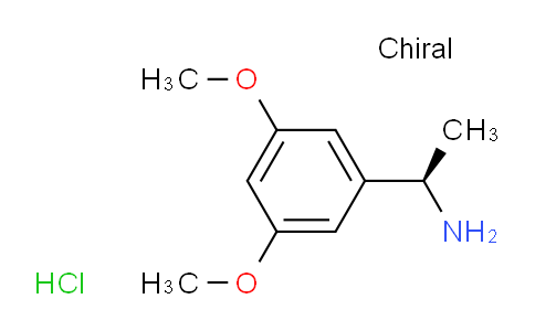 CAS No. 1257106-72-1, (R)-1-(3,5-dimethoxyphenyl)ethan-1-amine hydrochloride