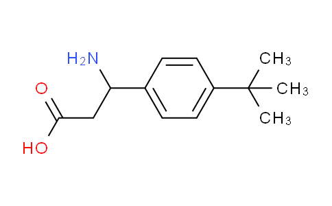 CAS No. 1228570-31-7, 3-Amino-3-(4-tert-butylphenyl)propanoic acid
