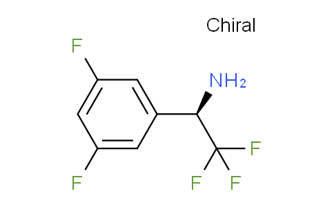 CAS No. 1213373-00-2, (R)-1-(3,5-difluorophenyl)-2,2,2-trifluoroethan-1-amine