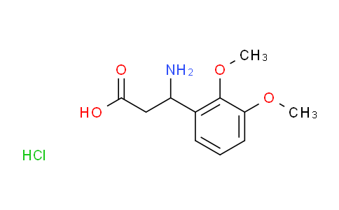 CAS No. 36412-23-4, 3-Amino-3-(2,3-dimethoxyphenyl)propanoic acid hydrochloride