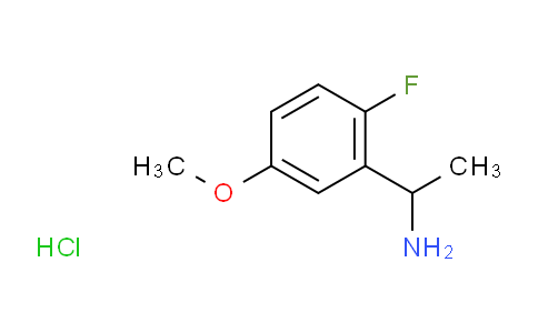CAS No. 2089380-99-2, 1-(2-fluoro-5-methoxyphenyl)ethan-1-amine hydrochloride