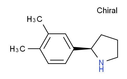 CAS No. 1241677-33-7, (R)-2-(3,4-dimethylphenyl)pyrrolidine
