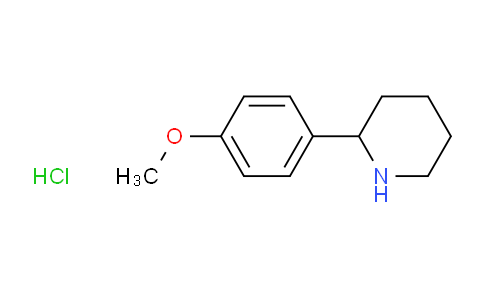 CAS No. 341526-79-2, 2-(4-Methoxyphenyl)piperidine hydrochloride