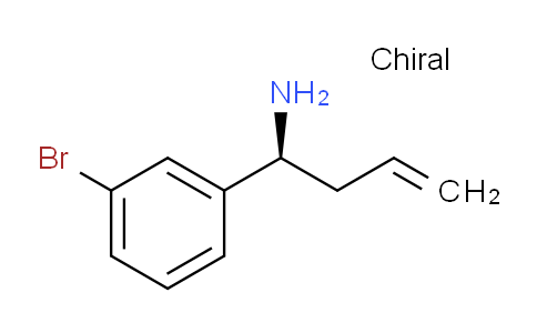 CAS No. 1194056-00-2, (S)-1-(3-bromophenyl)but-3-en-1-amine