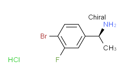 CAS No. 2109874-10-2, (S)-1-(4-Bromo-3-fluorophenyl)ethanamine hydrochloride