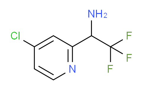 CAS No. 1060809-07-5, 1-(4-Chloropyridin-2-YL)-2,2,2-trifluoroethanamine