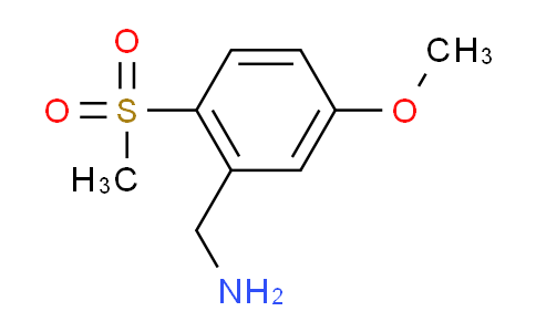 CAS No. 1192347-65-1, 2-Methanesulfonyl-5-methoxy-benzylamine