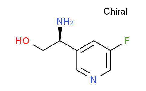 CAS No. 1212908-40-1, (S)-2-amino-2-(5-fluoropyridin-3-yl)ethan-1-ol