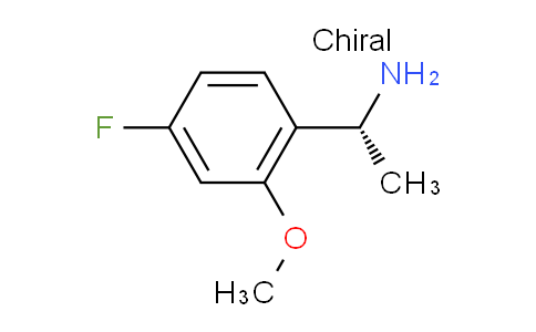 CAS No. 1217451-76-7, (R)-1-(4-fluoro-2-methoxyphenyl)ethan-1-amine