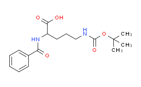 CAS No. 1043444-25-2, 2-Benzoylamino-5-tert-butoxycarbonylamino-pentanoic acid