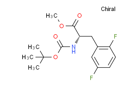 CAS No. 473567-47-4, methyl (S)-2-((tert-butoxycarbonyl)amino)-3-(2,5-difluorophenyl)propanoate