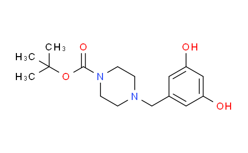 CAS No. 847375-10-4, 4-(3,5-Dihydroxy-benzyl)-piperazine-1-carboxylic acid tert-butyl ester