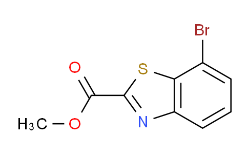 CAS No. 1187928-61-5, 7-Bromo-benzothiazole-2-carboxylic acid methyl ester