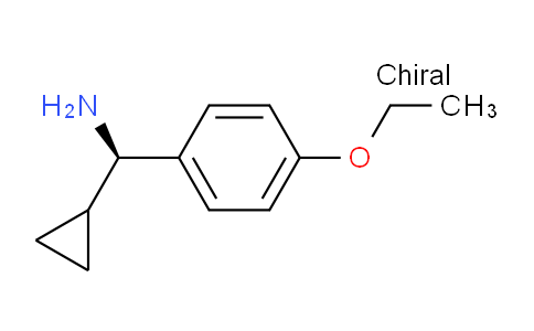 CAS No. 1079656-85-1, (R)-cyclopropyl(4-ethoxyphenyl)methanamine