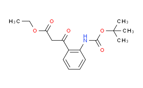 CAS No. 1017781-46-2, 3-(2-Tert-butoxycarbonylamino-phenyl)-3-oxo-propionic acid ethyl ester