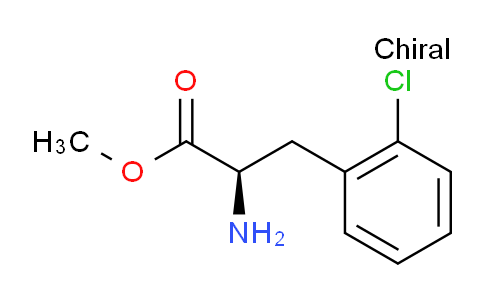 CAS No. 103616-88-2, (R)-methyl 2-amino-3-(2-chlorophenyl)propanoate