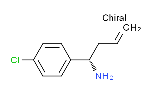 CAS No. 245735-57-3, (S)-1-(4-chlorophenyl)but-3-en-1-amine