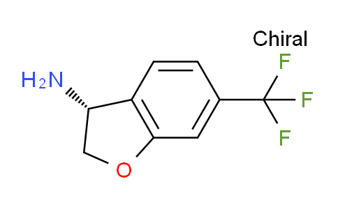 CAS No. 1272732-77-0, (R)-6-(trifluoromethyl)-2,3-dihydrobenzofuran-3-amine
