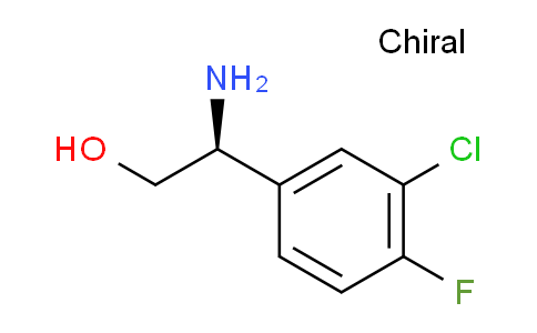CAS No. 496856-52-1, (S)-2-amino-2-(3-chloro-4-fluorophenyl)ethan-1-ol