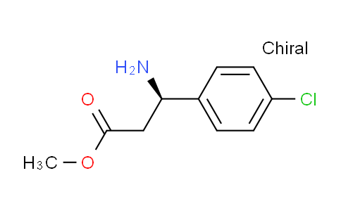 CAS No. 283159-92-2, methyl (3R)-3-amino-3-(4-chlorophenyl)propanoate