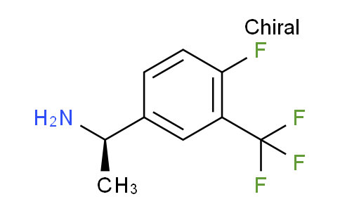 CAS No. 1079656-95-3, (R)-1-(4-fluoro-3-(trifluoromethyl)phenyl)ethan-1-amine