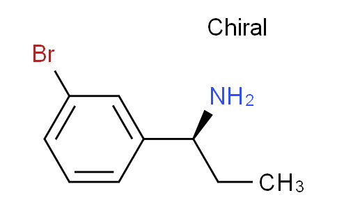 CAS No. 760171-71-9, (S)-1-(3-Bromophenyl)propan-1-amine
