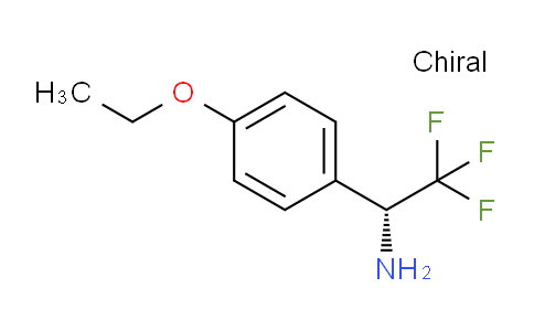 CAS No. 1079659-44-1, (R)-1-(4-ethoxyphenyl)-2,2,2-trifluoroethan-1-amine