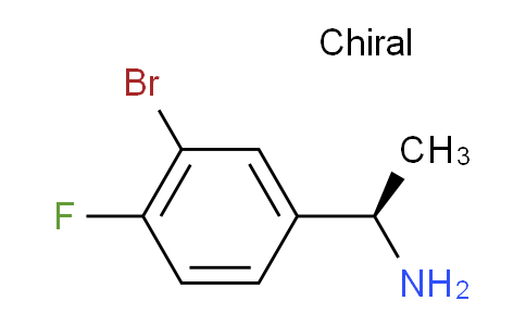 CAS No. 1212423-60-3, (R)-1-(3-bromo-4-fluorophenyl)ethan-1-amine