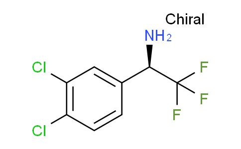 CAS No. 1212977-57-5, (R)-1-(3,4-dichlorophenyl)-2,2,2-trifluoroethan-1-amine