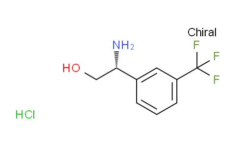 CAS No. 1391515-37-9, (R)-2-Amino-2-(3-(trifluoromethyl)phenyl)ethanol hydrochloride