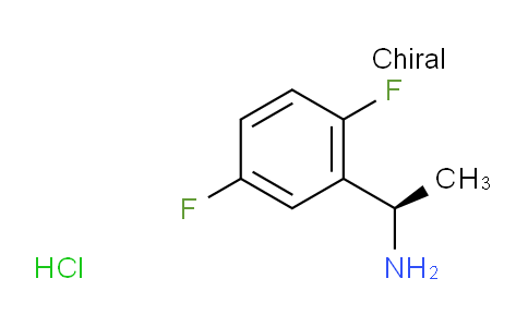 CAS No. 1212075-49-4, (R)-1-(2,5-difluorophenyl)ethan-1-amine hydrochloride