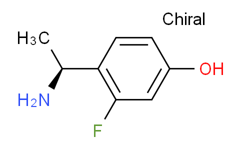 CAS No. 1149387-92-7, (S)-4-(1-aminoethyl)-3-fluorophenol