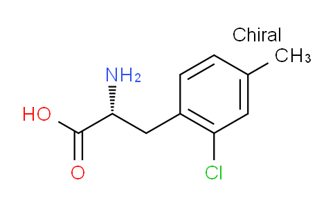 CAS No. 1056934-22-5, (R)-2-amino-3-(2-chloro-4-methylphenyl)propanoic acid
