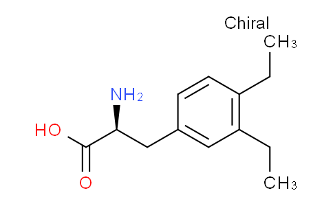 CAS No. 600725-38-0, (S)-2-amino-3-(3,4-diethylphenyl)propanoic acid