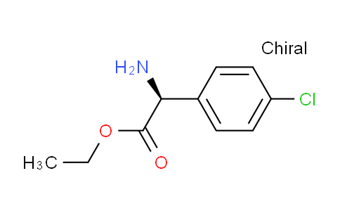 CAS No. 1265788-23-5, ethyl (S)-2-amino-2-(4-chlorophenyl)acetate