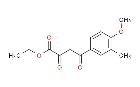 CAS No. 1226328-96-6, Ethyl 4-(4-methoxy-3-methylphenyl)-2,4-dioxobutanoate