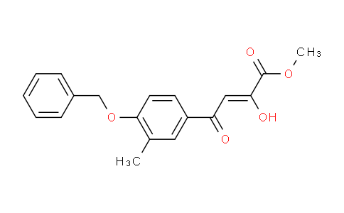 CAS No. 1993667-06-3, Methyl (Z)-4-(4-(benzyloxy)-3-methylphenyl)-2-hydroxy-4-oxobut-2-enoate