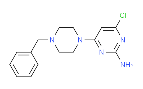 CAS No. 956223-22-6, 4-(4-benzyl-piperazin-1-yl)-6-chloro-pyrimidin-2-ylamine