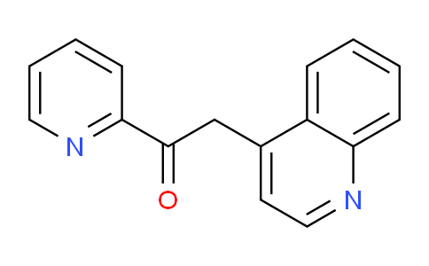 CAS No. 7543-22-8, 1-(2-Pyridinyl)-2-(4-quinolinyl)ethanone