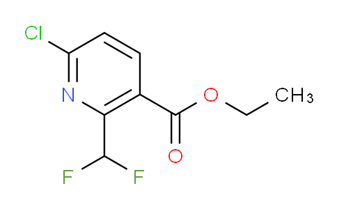 CAS No. 1707378-60-6, Ethyl 6-chloro-2-(difluoromethyl)nicotinate