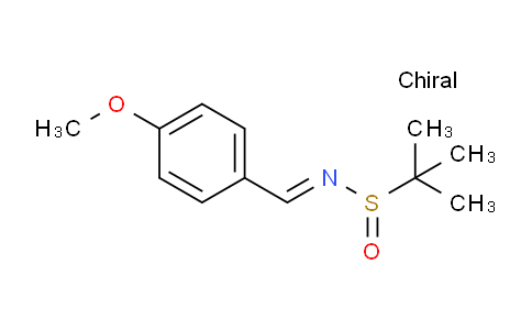 CAS No. 683226-92-8, (S)-2-methyl-propane-2-sulfinic acid 4-methoxy-benzylideneamide
