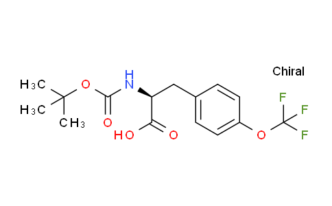 CAS No. 1041011-20-4, (S)-2-((tert-Butoxycarbonyl)amino)-3-(4-(trifluoromethoxy)phenyl)propanoic acid