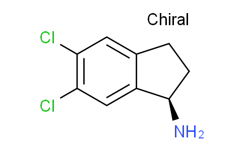 CAS No. 1055952-93-6, (R)-5,6-Dichloro-2,3-dihydro-1H-inden-1-amine